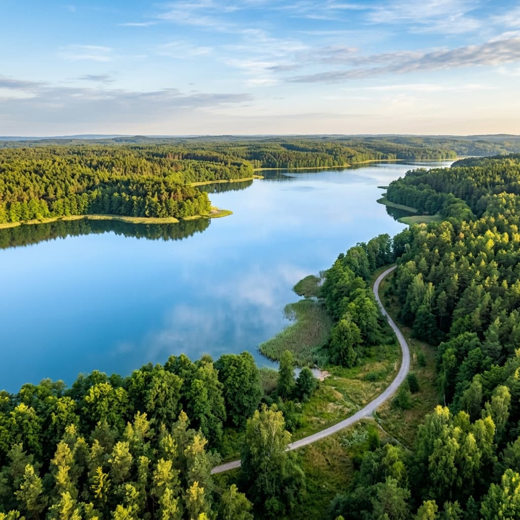 Jezioro Sajno i okolice Augustowa